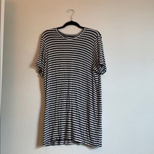 Striped tee shirt dress BRANDY MELVILLE